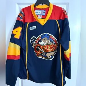Reebok Erie Otters CHL Hockey Jersey #74 Fox Signed Made in Canada Adult M